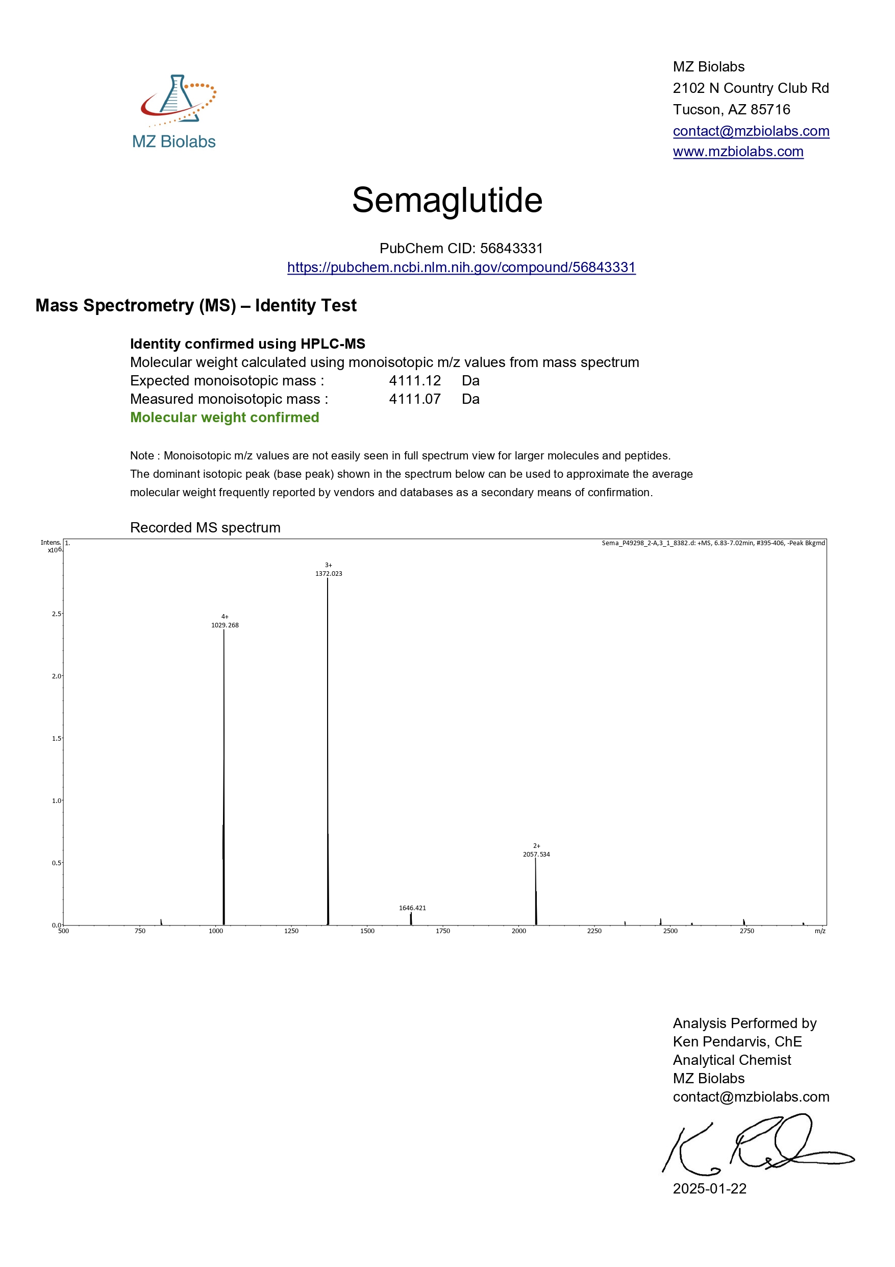COA_Semaglutide_P49298_Lawless lab_2025-01-22_page-0002