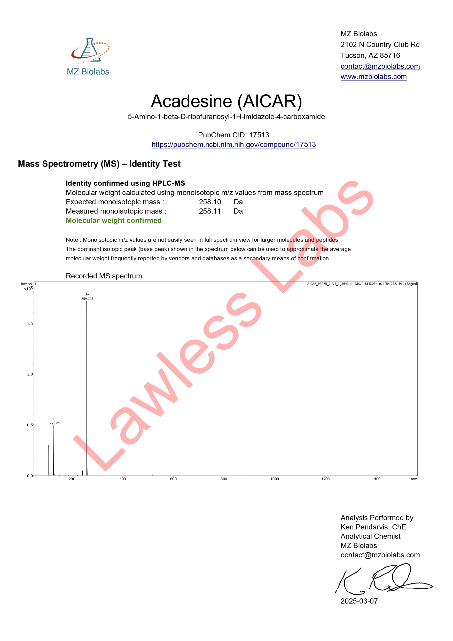 Aicar (50mg) - Image 2