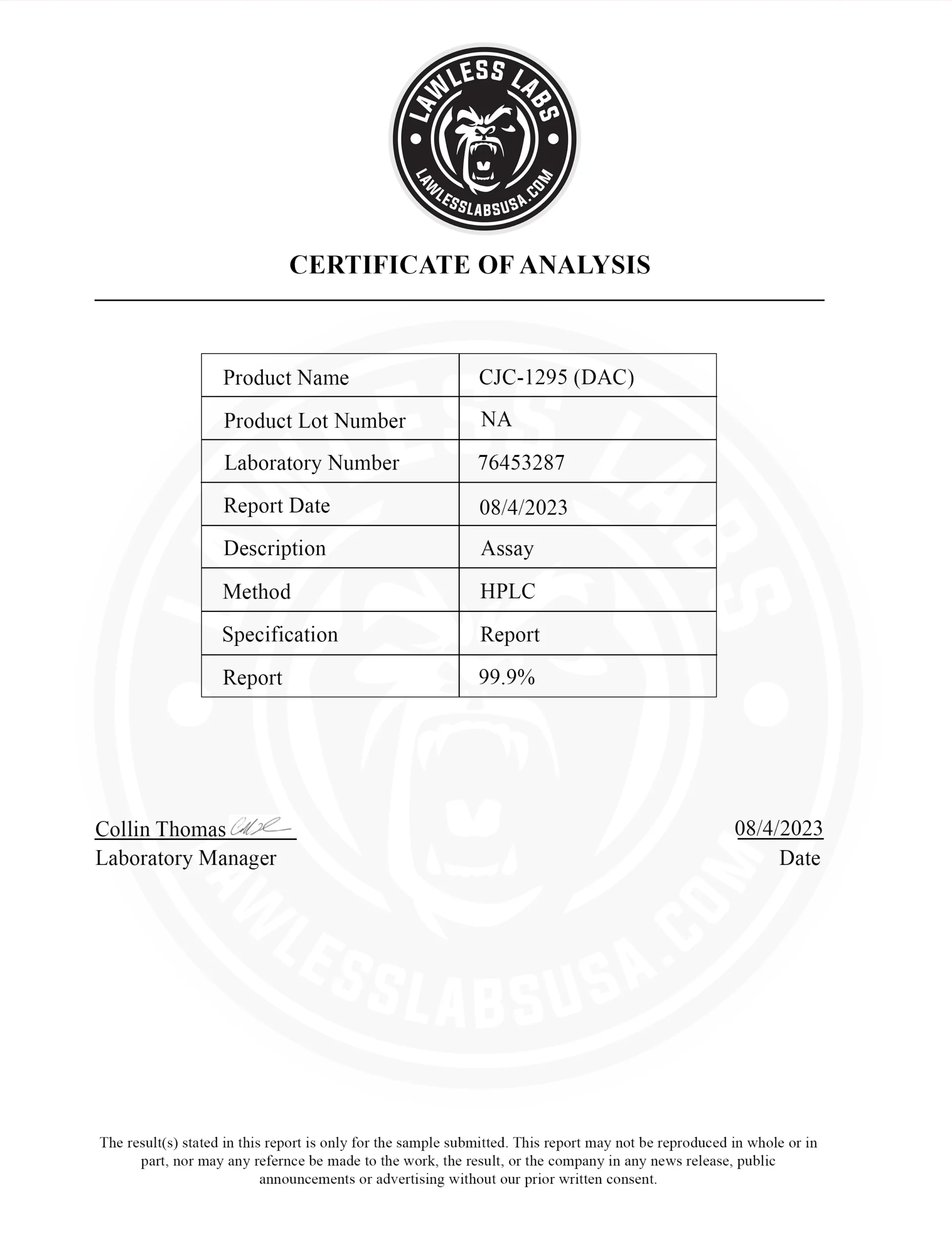 CJC-1295 (DAC) - 1