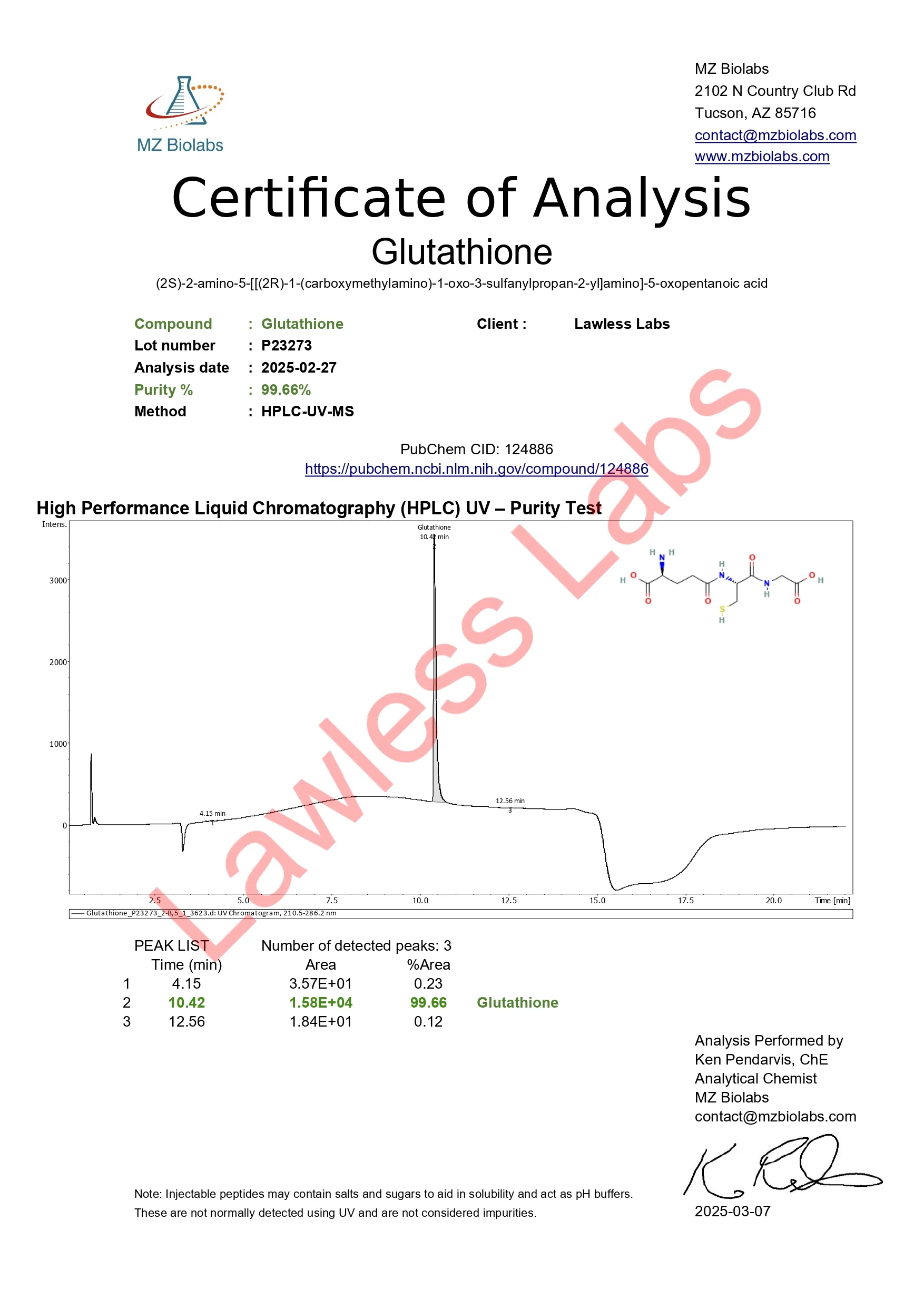 Glutathione-600mg - Image 1
