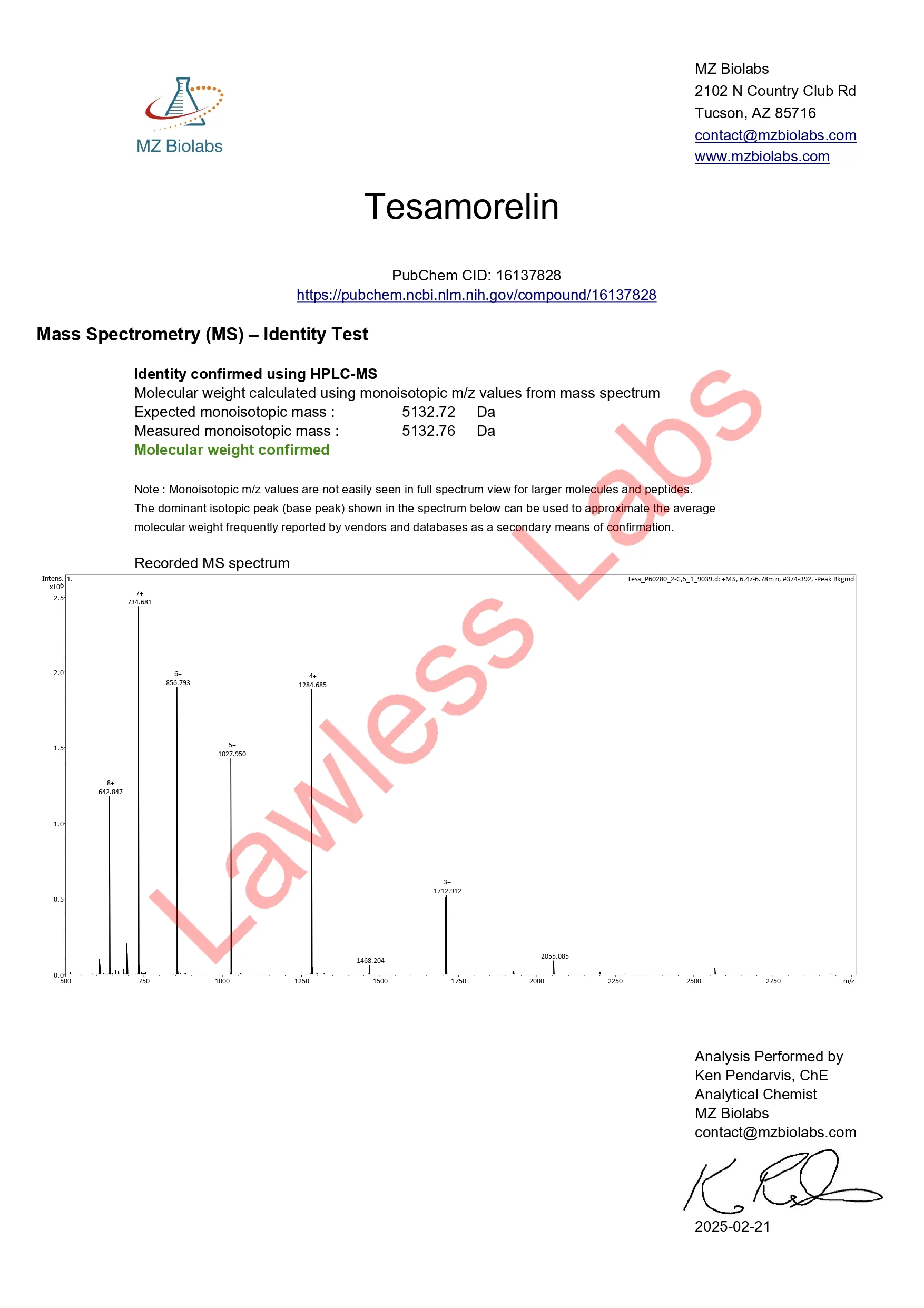 Tesamorelin-2mg - Image 1